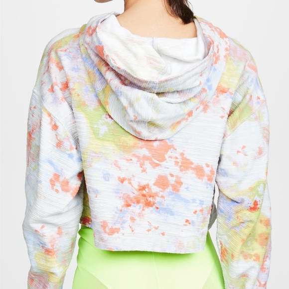 Free People Thinkin About You Tie Dye Hoodie~XS on tag, more like oversized med - Picture 9 of 12